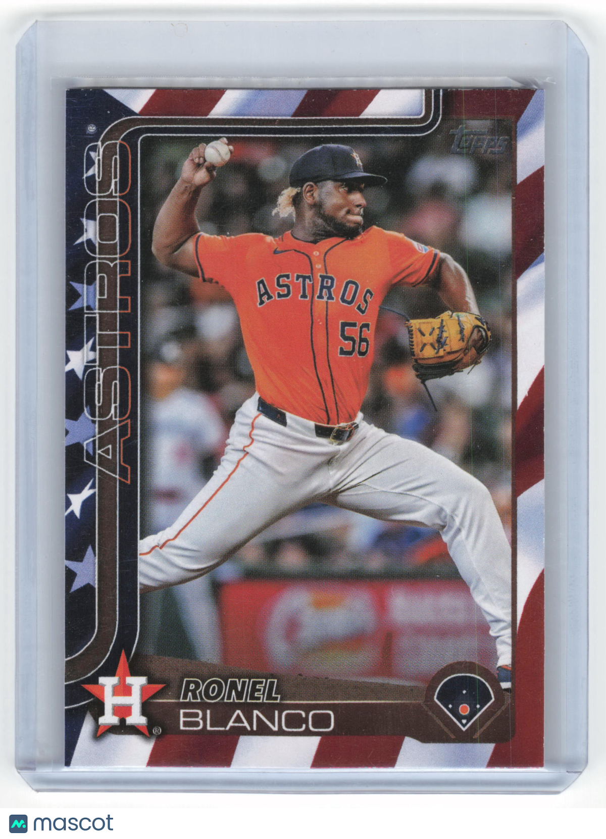 2024 Topps Series 1 Baseball Ronel Blanco 40/76 Independence Day #341 Near Mint