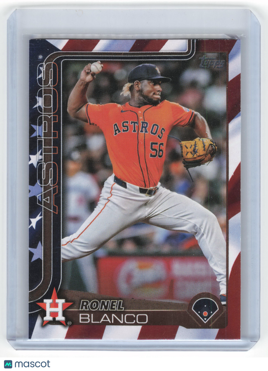 2024 Topps Series 1 Baseball Ronel Blanco 40/76 Independence Day #341 Near Mint