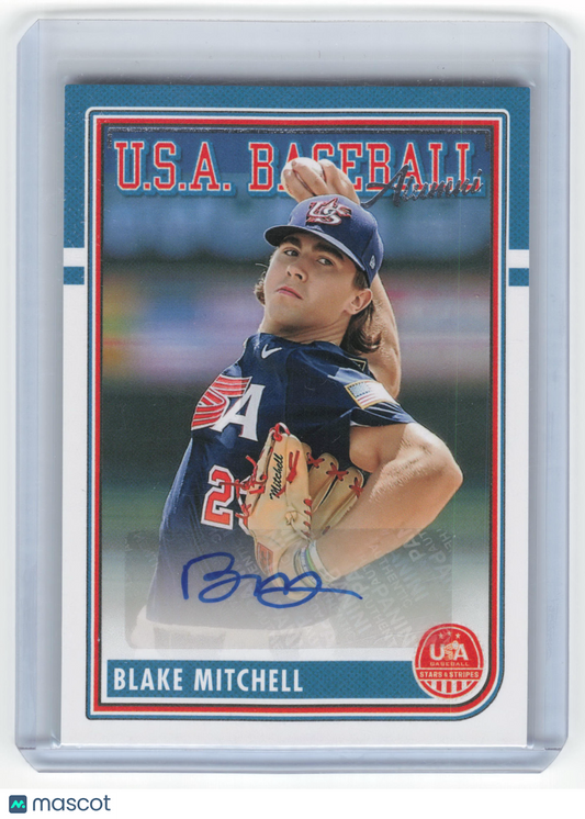 2024 Panini USA Stars & Stripes Alumni Baseball Blake Mitchell Auto #ASM-BM NM