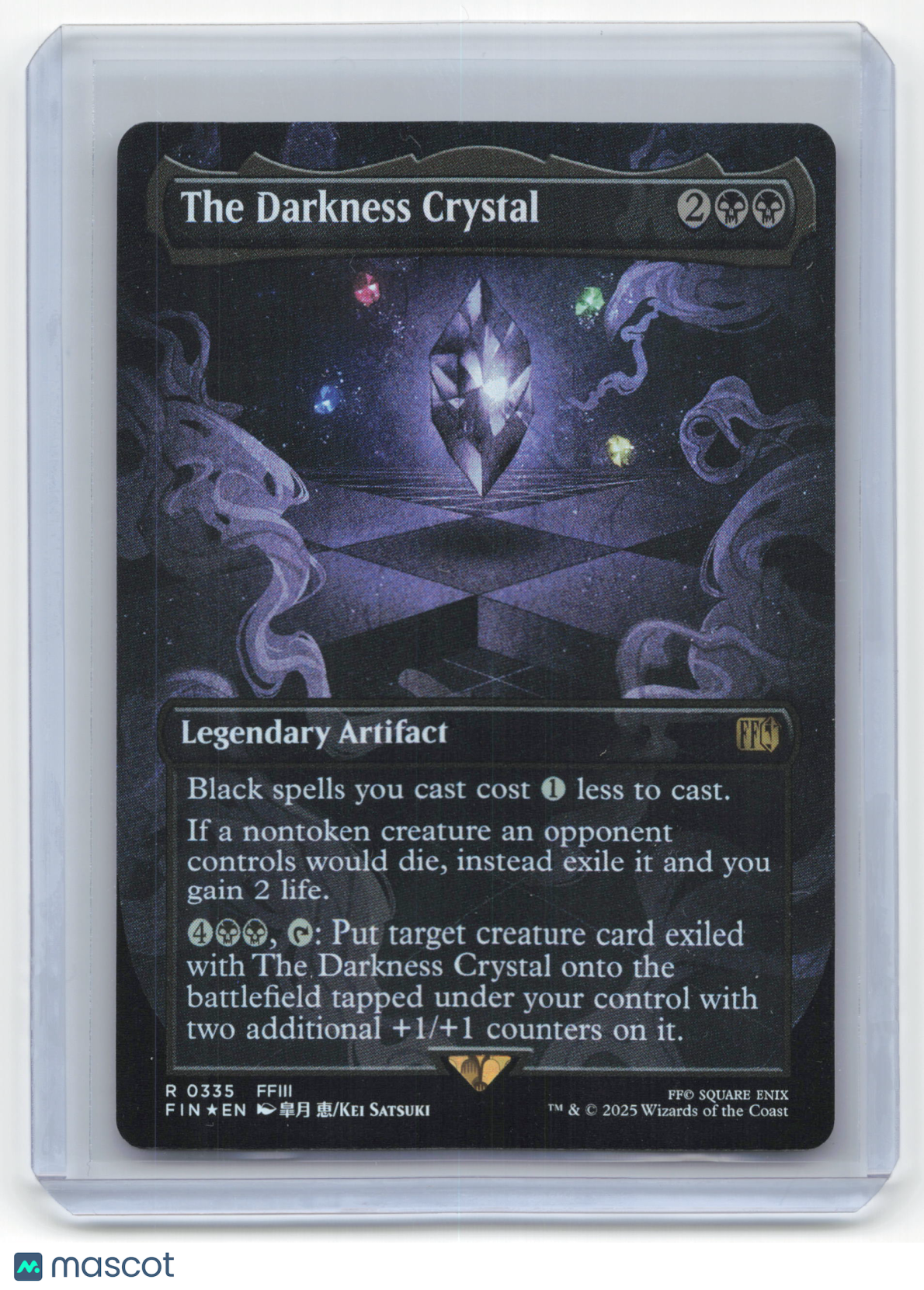 2025 MTG The Darkness Crystal Final Fantasy Rare Foil #335 Borderless