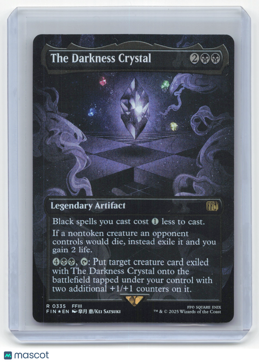 2025 MTG The Darkness Crystal Final Fantasy Rare Foil #335 Borderless