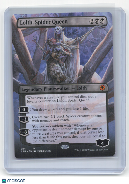 2021 MTG Lolth, Spider Queen Adventures in the Forgotten Realms #284 Borderless