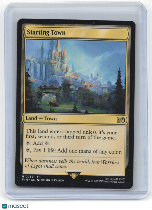 2025 Magic: The Gathering Starting Town Final Fantasy Rare Regular #0289