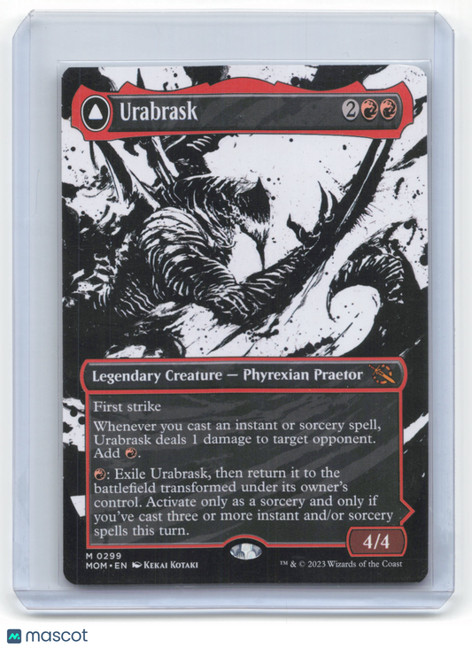 2023 MTG Urabrask // The Great Work March of the Machine Mythic Regular #299