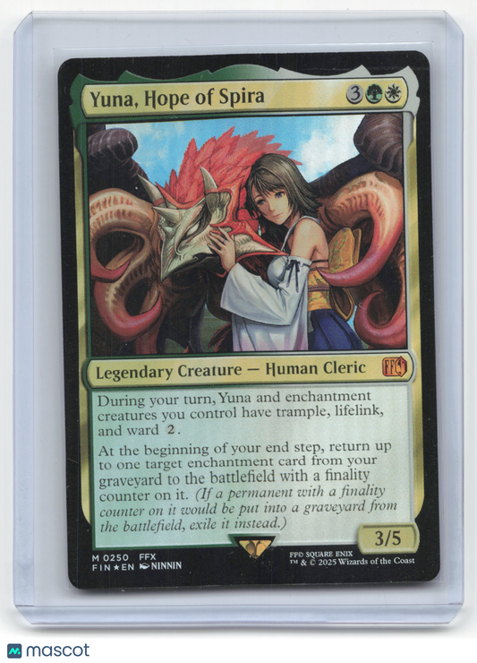 2025 Magic: The Gathering Yuna, Hope of Spira Final Fantasy Mythic Foil #250