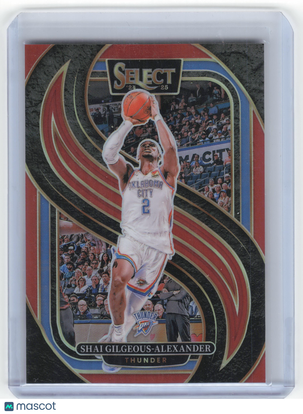 2024-25 Panini Select Shai Gilgeous-Alexander 020/199 Red Scope Prizm #131 NM