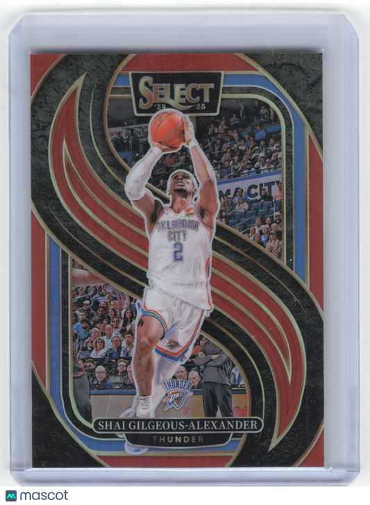 2024-25 Panini Select Shai Gilgeous-Alexander 020/199 Red Scope Prizm #131 NM