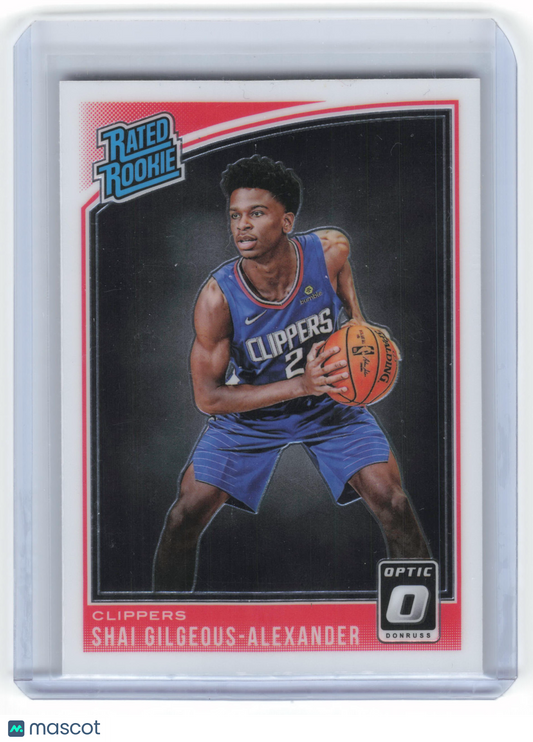 2018-19 Panini Donruss Optic Basketball Shai Gilgeous-Alexander Rookie #162 NM