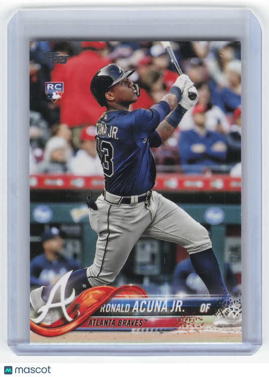 2018 Topps Update Series Baseball Ronald Acuña Jr. RC #US250 Near Mint