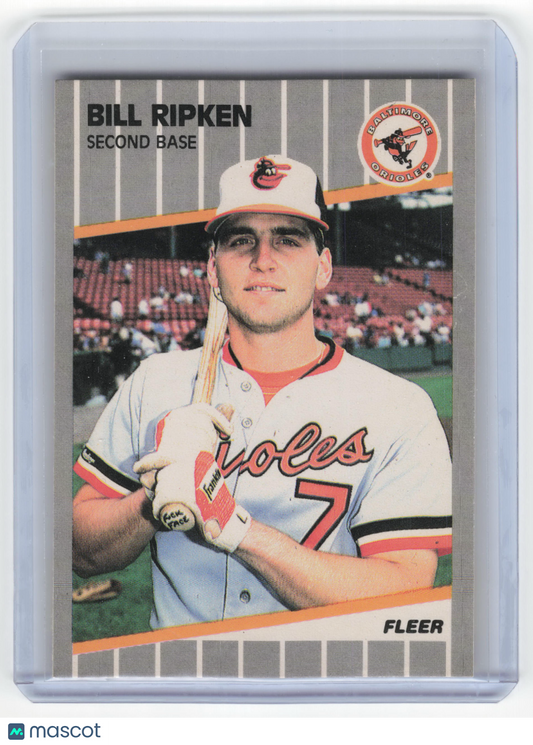 1989 Fleer Baseball Bill Ripken #616 Near Mint