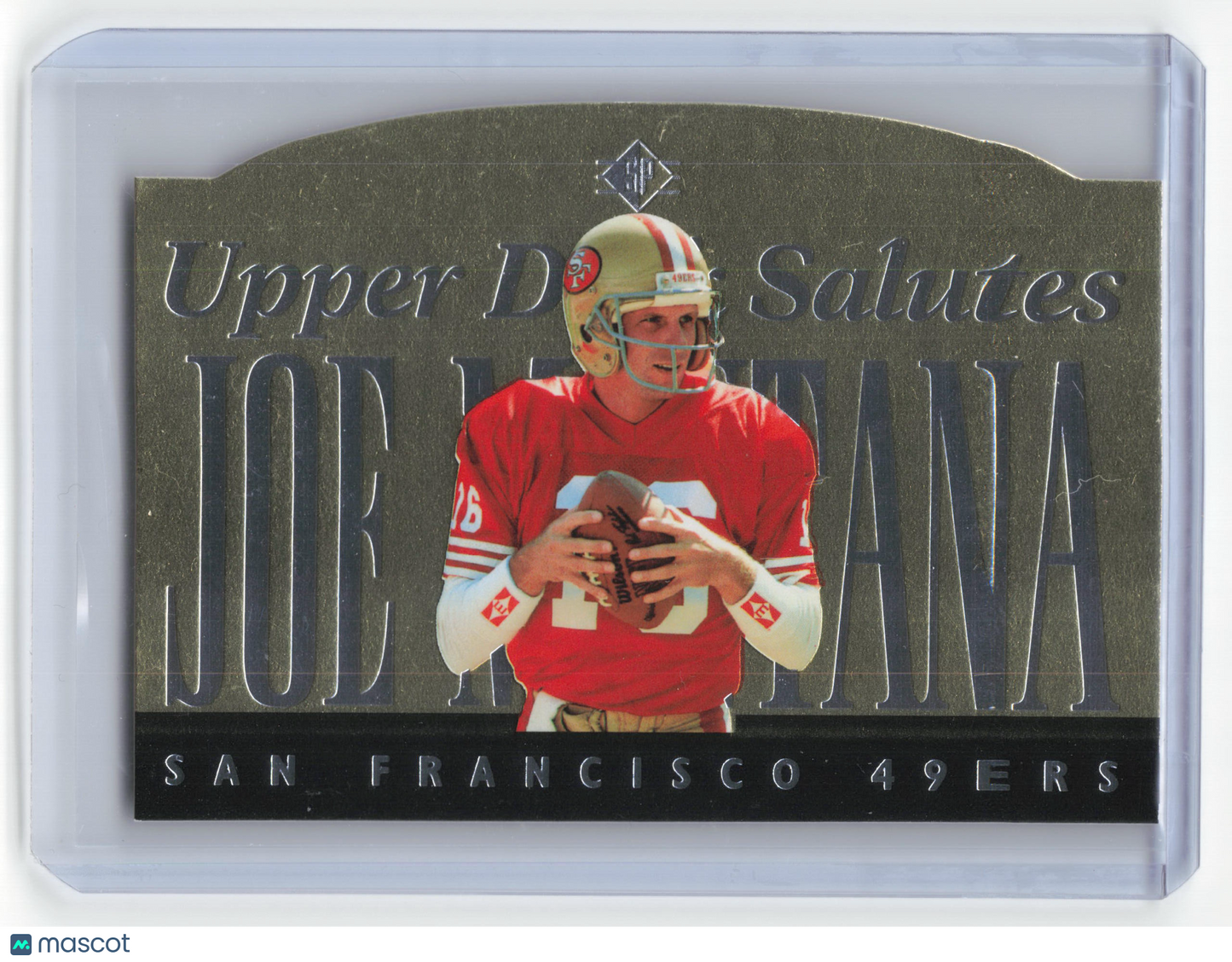 1995 Upper Deck Salutes Football Joe Montana Salute #JM1 Excellent