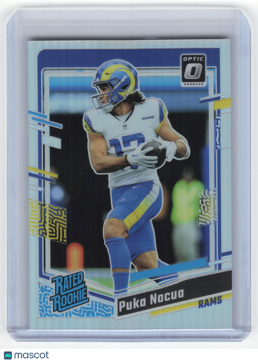 2023 Panini Donruss Optic Football Puka Nacua Silver Prizm #238 Near Mint