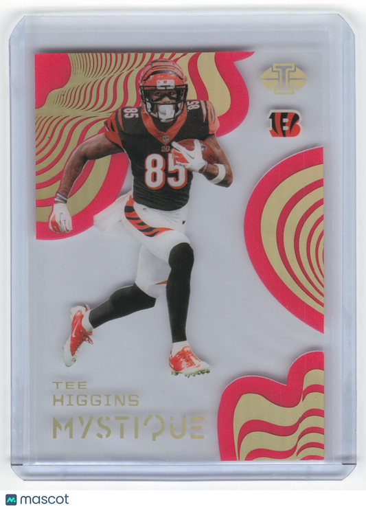 2020 Panini Illusions Mystique Football Tee Higgins 238/399 Pink #MY9 Near Mint