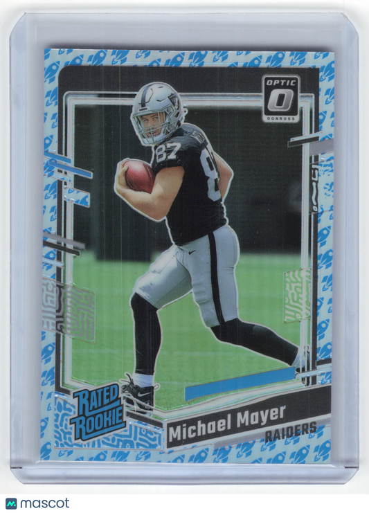 2023 Panini Donruss Optic Football Michael Mayer SSP Rocket #260 Near Mint