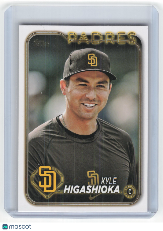 2024 Topps Series 2 Baseball Kyle Higashioka SSP Gold Mirror #512 Near Mint