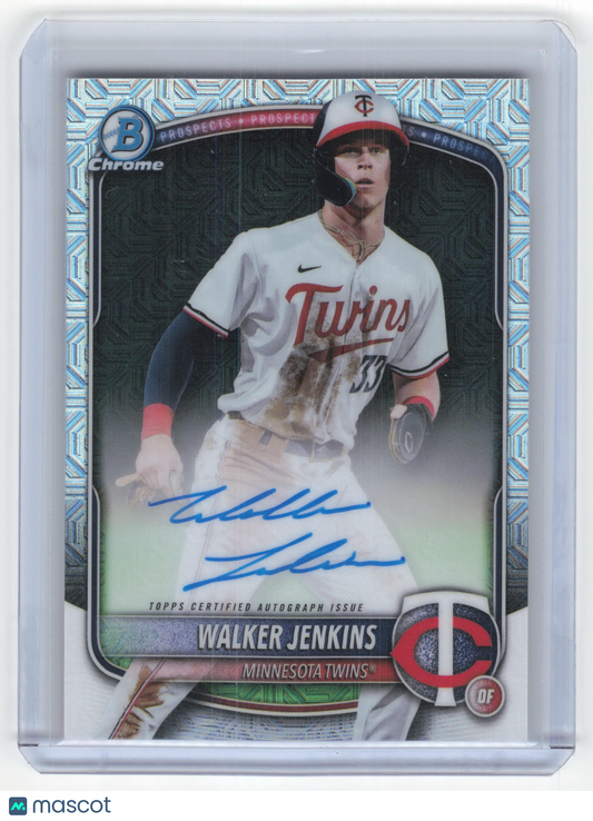 2025 Topps Bowman Chrome Mega Box Baseball Walker Jenkins Auto Mojo #BMA-WJ NM