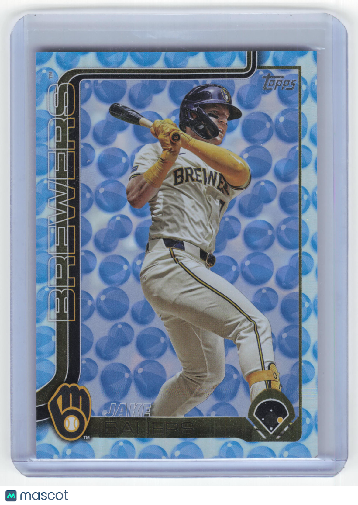 2025 Topps Series 2 Baseball Jake Bauers 42/50 Holiday Beach Ball #618 Near Mint