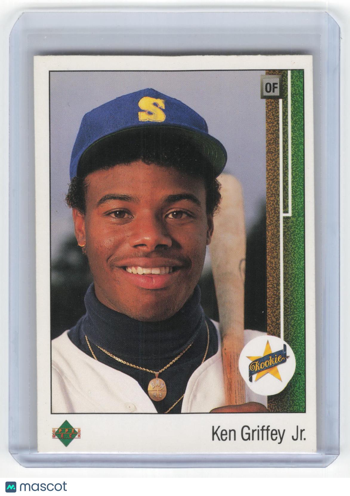 1989 Upper Deck Baseball Ken Griffey Jr. Star Rookie #1 Near Mint