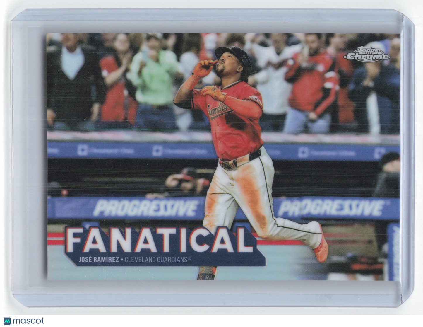 2025 Topps Chrome Fanatical Baseball José Ramírez Case Hit #FAN-7 Near Mint