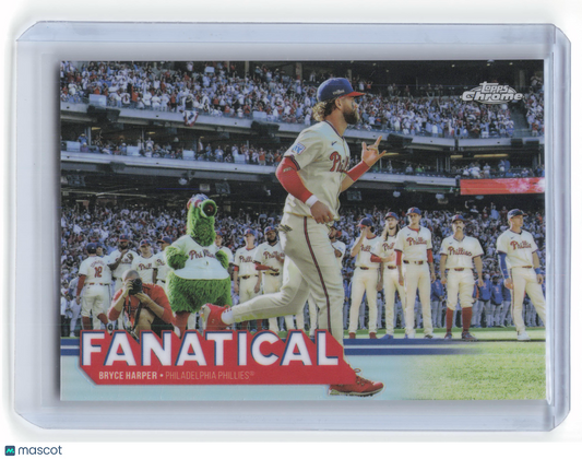 2025 Topps Chrome Fanatical Baseball Bryce Harper Case Hit #FAN-15 Near Mint