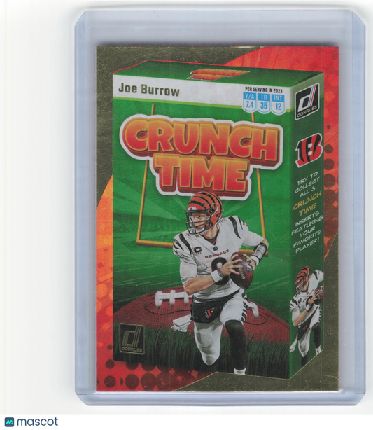2023 Panini Donruss Crunch Time Football Joe Burrow #CT-3 Near Mint