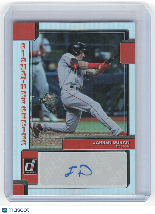 2022 Panini Donruss Signature Series Jarren Duran Autograph #SS-JD Near Mint