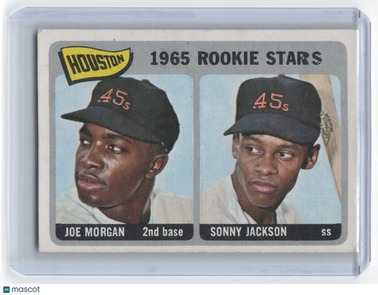 1965 Topps Baseball Joe Morgan, Sonny Jackson #16 Very Good