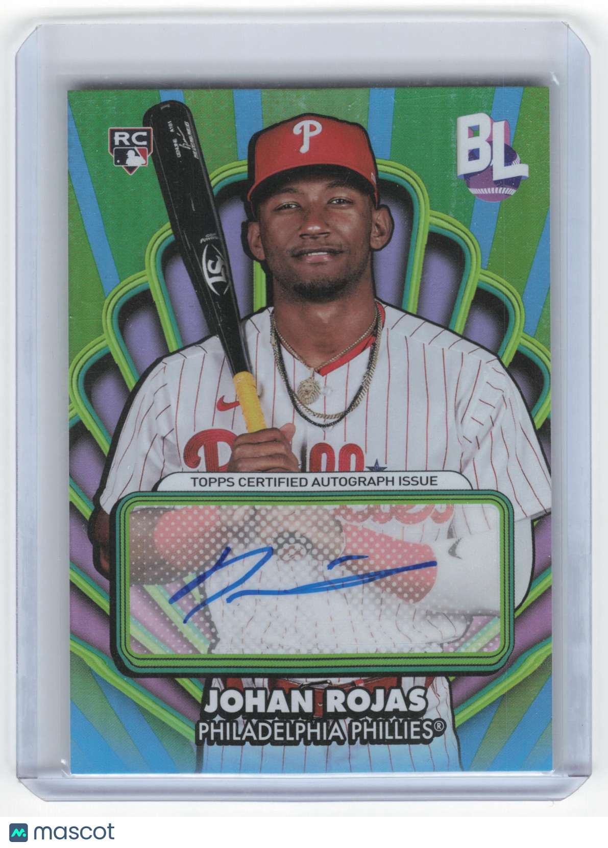 2024 Topps Big League Baseball Baseball Johan Rojas RC #OAA-JR Near Mint