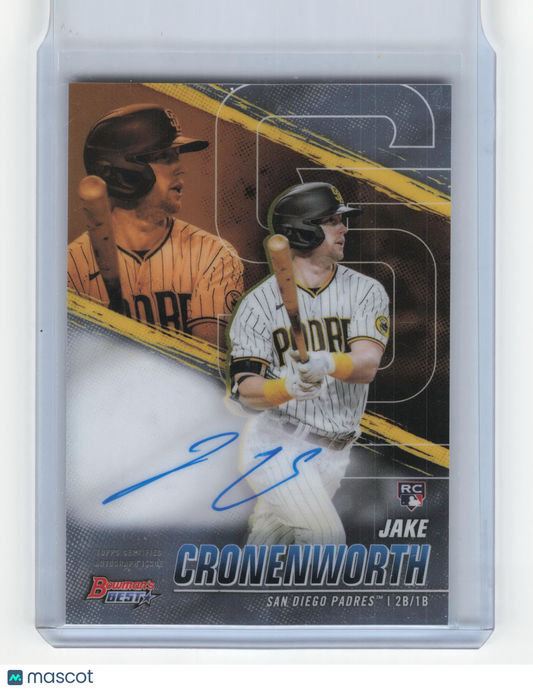 Topps 2021 Bowman's Best Baseball Jake Cronenworth Auto RC #B21-JC Near Mint