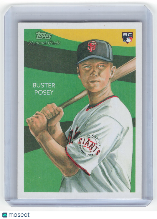 2010 Topps National Chicle Baseball Buster Posey RC #275 Near Mint