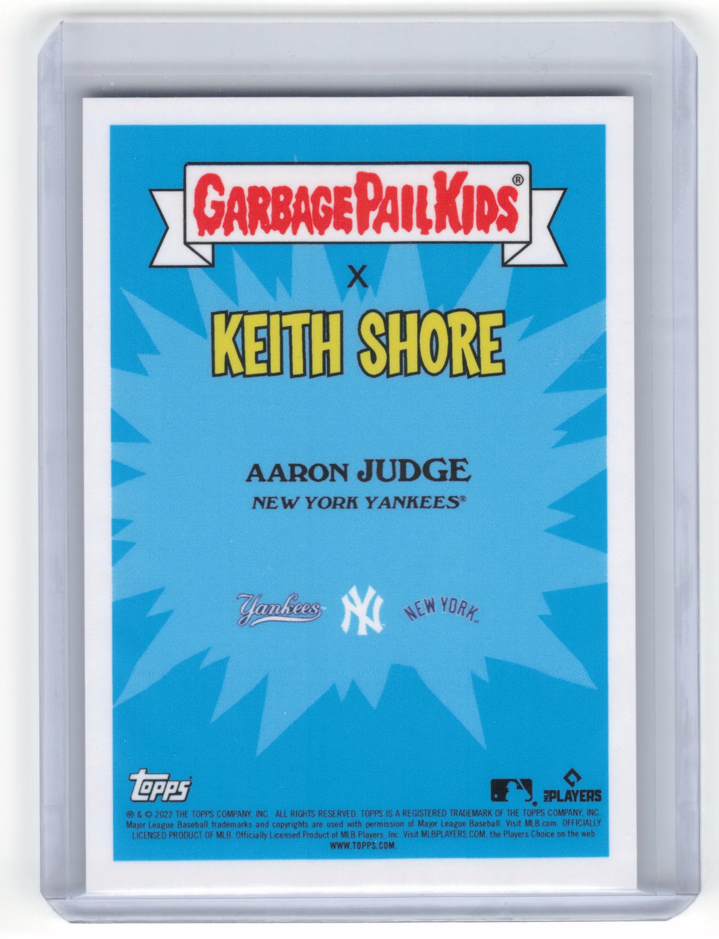 2022 Topps Garbage Pail Kids x Keith Shore Aaron Delicious #1b Near Mint