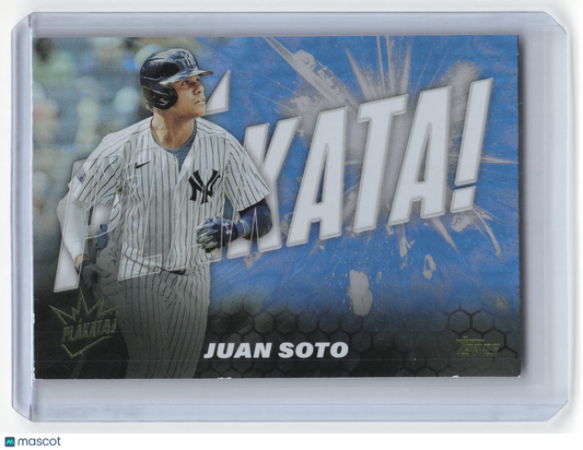 2025 Topps Big League Plakata! Baseball Juan Soto #PLAK-7 Near Mint