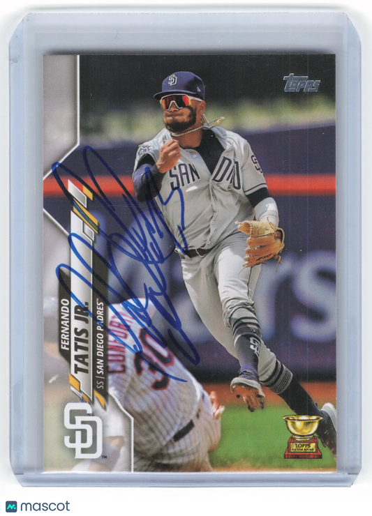 2020 Topps Series 1 Baseball Fernando Tatis Jr. Autograph #168 Near Mint