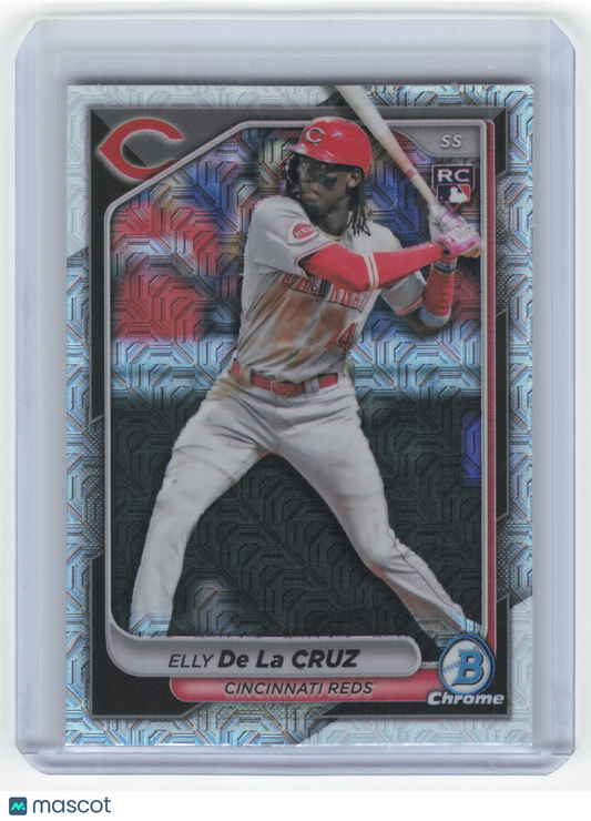 Topps 2024 Bowman Chrome Baseball Elly De La Cruz RC Mojo #42 Near Mint