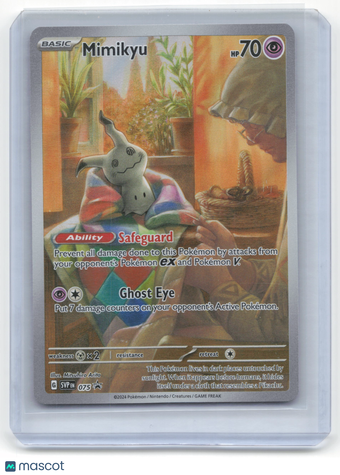 2024 Pokemon Mimikyu SVP Black Star Promo Foil #75 Near Mint