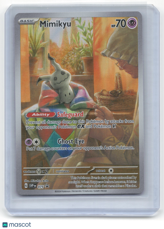 2024 Pokemon Mimikyu SVP Black Star Promo Foil #75 Near Mint