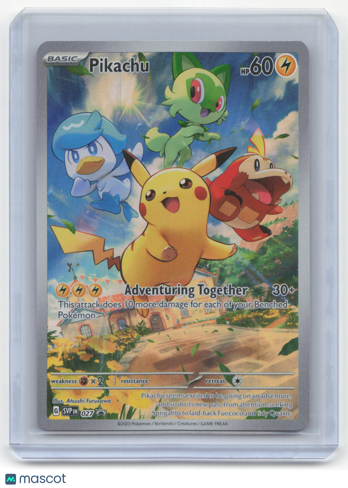 2023 Pokemon Pikachu SVP Black Star Promo Foil #027 Near Mint