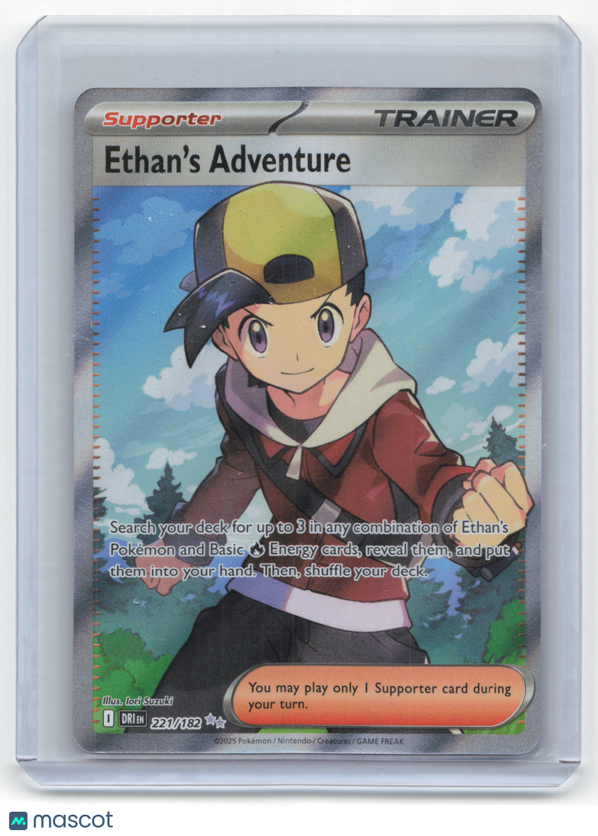 2025 Pokemon Ethan's Adventure Destined Rivals Ultra Rare #221/182 Near Mint