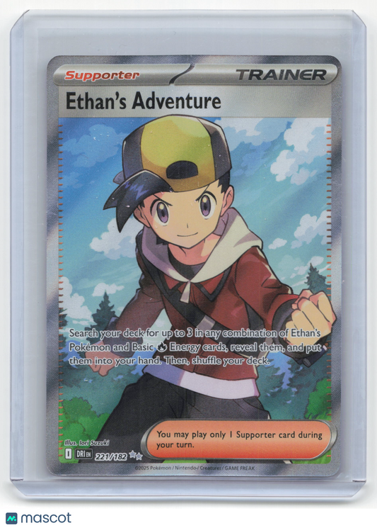 2025 Pokemon Ethan's Adventure Destined Rivals Ultra Rare #221/182 Near Mint