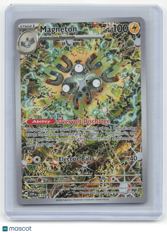 2024 Pokemon Magneton SVP Black Star Promo Holo #159 Near Mint