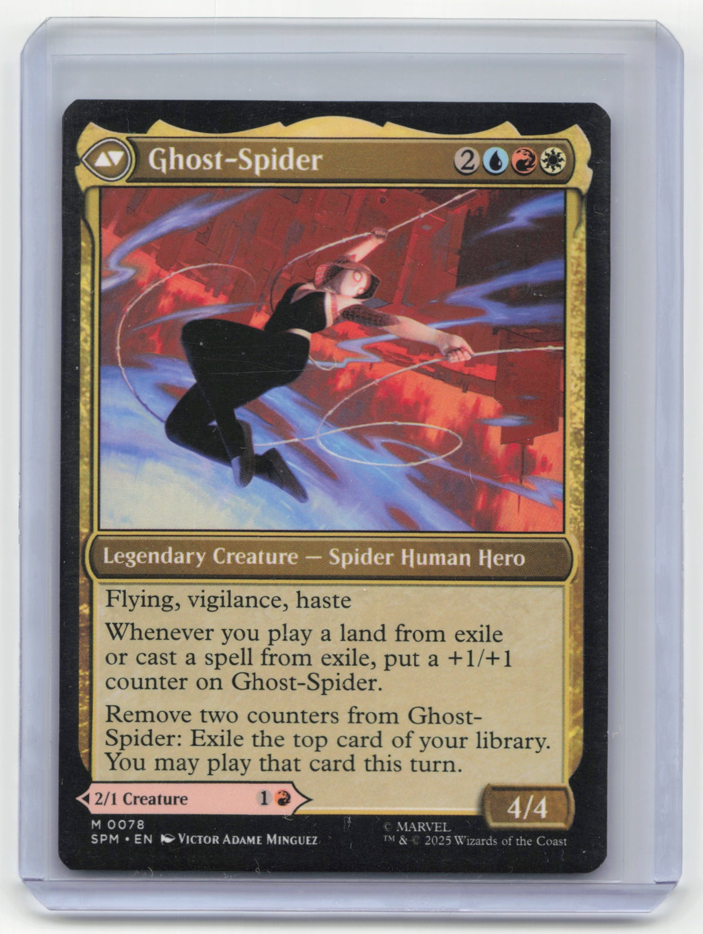 2025 Magic: The Gathering Gwen Stacy, Ghost-Spider SPM Mythic Non-Foil #0078