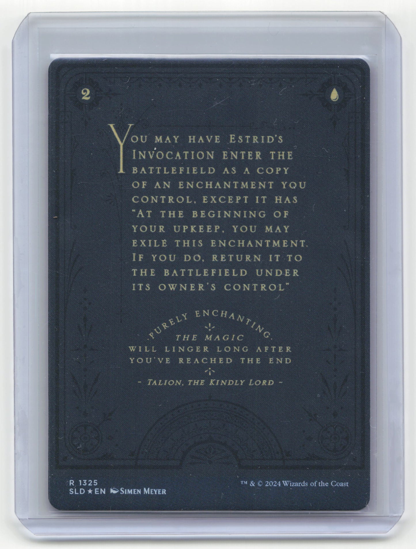 2024 Magic: The Gathering Estrid's Invocation Secret Lair Drop Rare Foil #1325