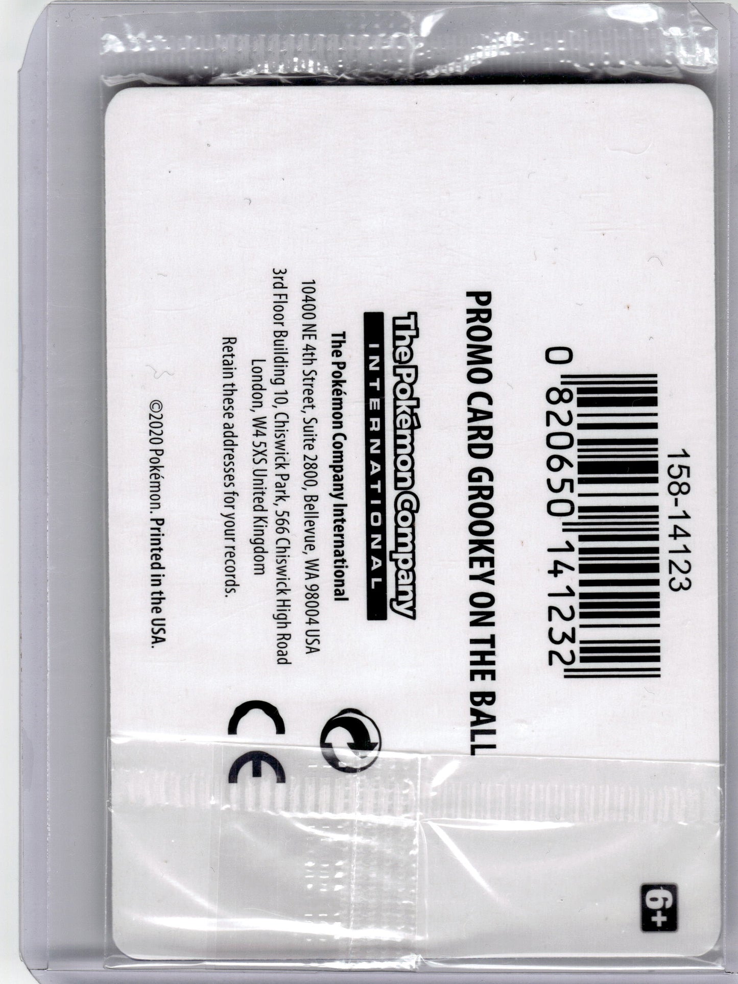 2020 Grookey On The Ball Pokemon Futsal Promo #3 (Sealed)