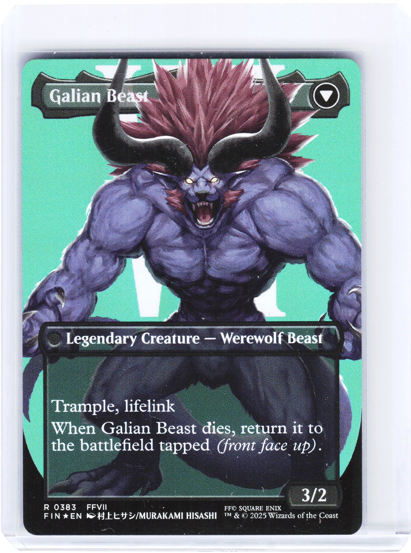 2025 Magic: The Gathering—Vincent Valentine #0383 FIN—Rare Foil (Borderless)