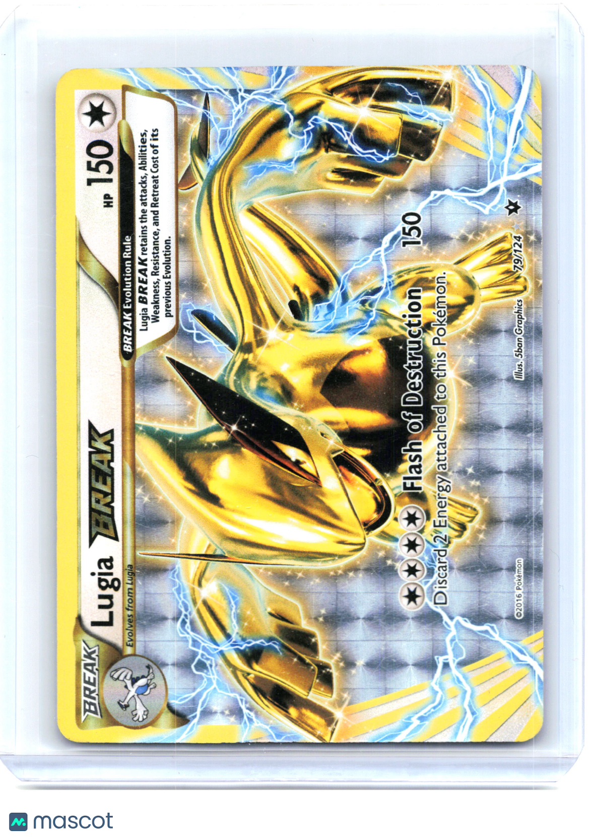 2016 lugia pokemon card 2016 Pokemon—Lugia Break #79/124 Fates Collide—Rare BREAK Holo – Papa  Joey's Collectibles