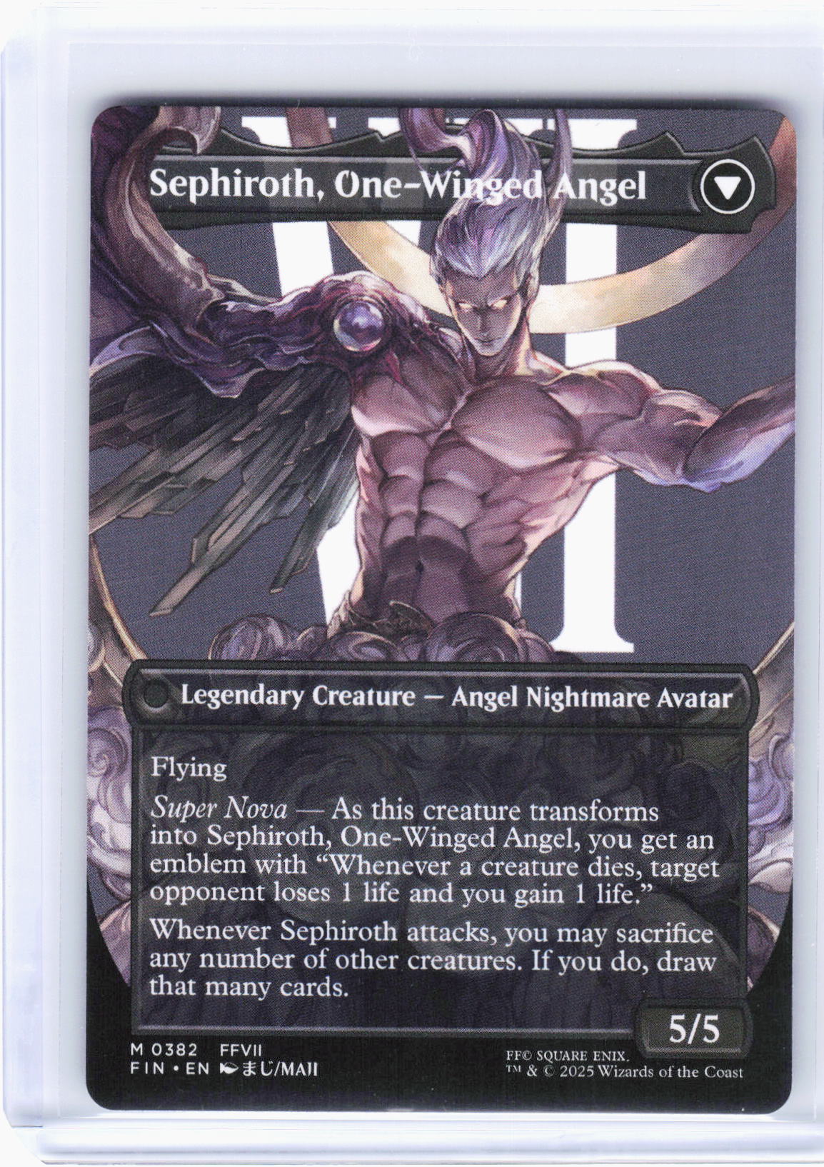 2025 Magic: The Gathering—Sephiroth, Fabled SOLDIER #382 (FIN)—Mythic Non-Foil