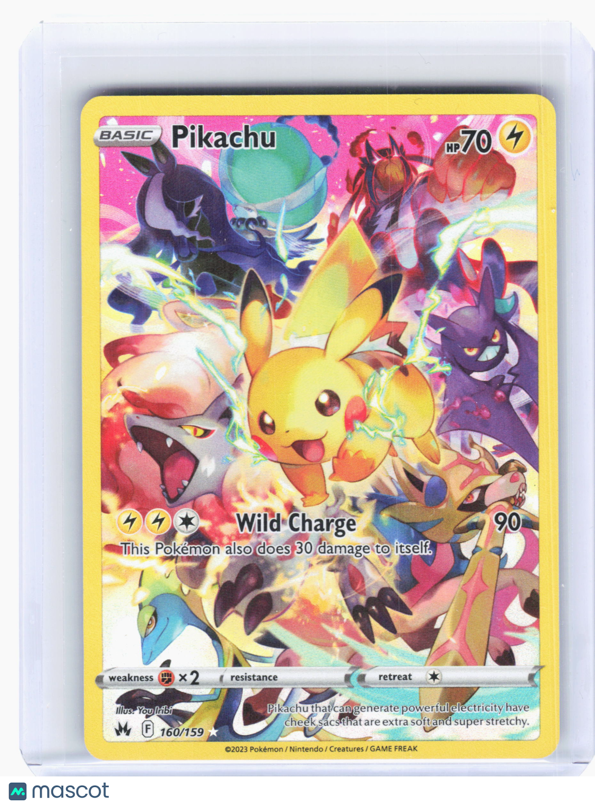 rare 2023 pokemon cards 2023 Pokemon—Pikachu #160 Crown Zenith—Secret Rare Holo – Papa Joey's Collectibles