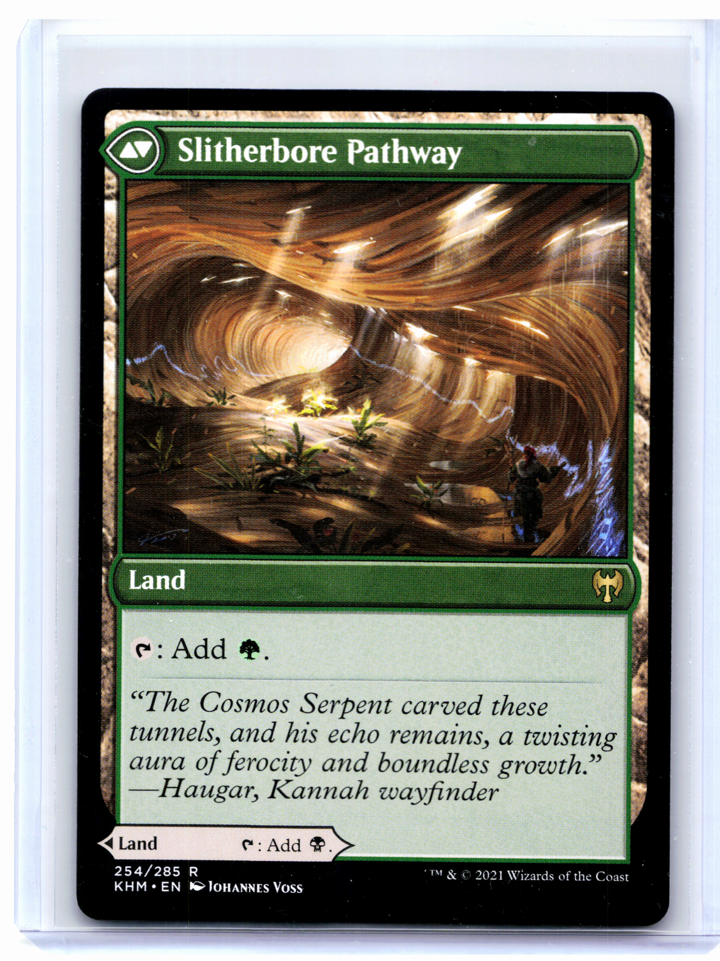 2021 Magic: The Gathering—Darkbore Pathway #254 Kaldheim—Rare Nonfoil