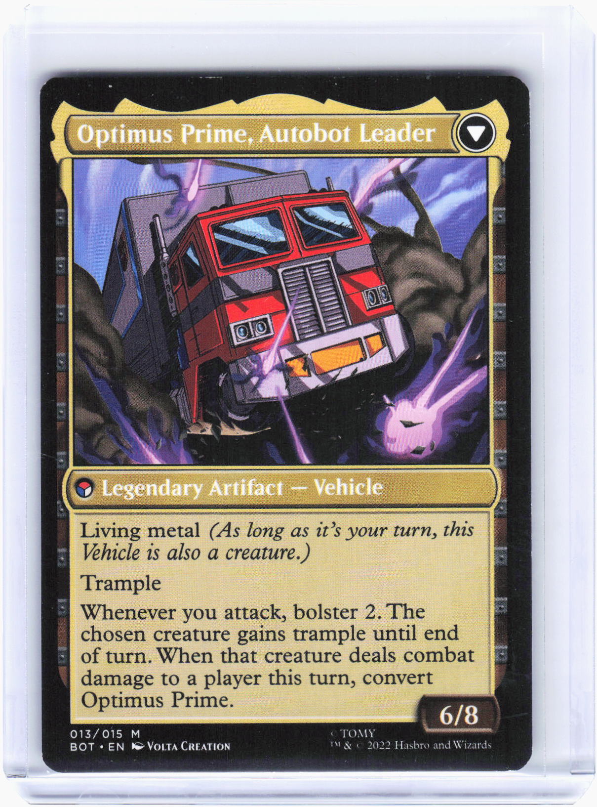 2022 Magic: The Gathering—Optimus Prime, Hero #13 (BOT)—Mythic Non-Foil