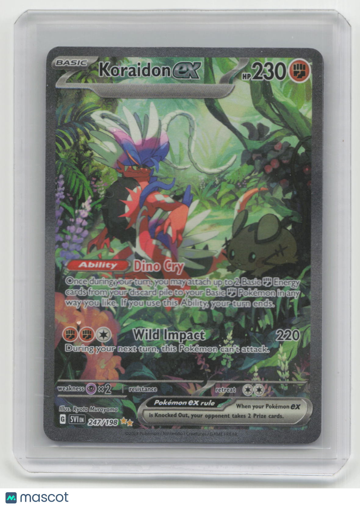 2023 Pokemon Koraidon Scarlet & Violet #247/198 Mod Played